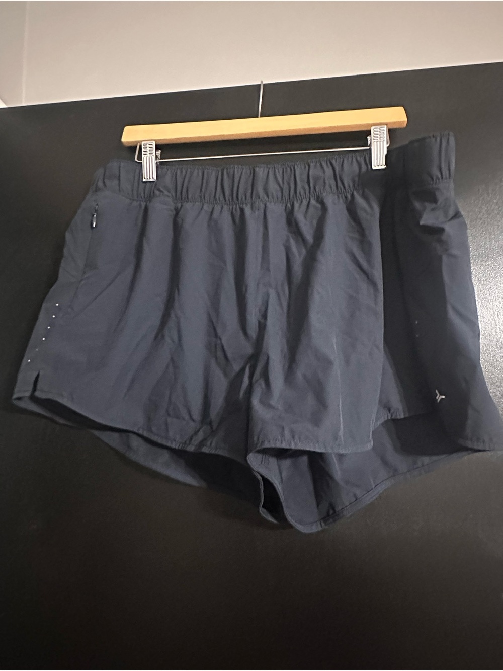 Navy Athletic Running Shorts